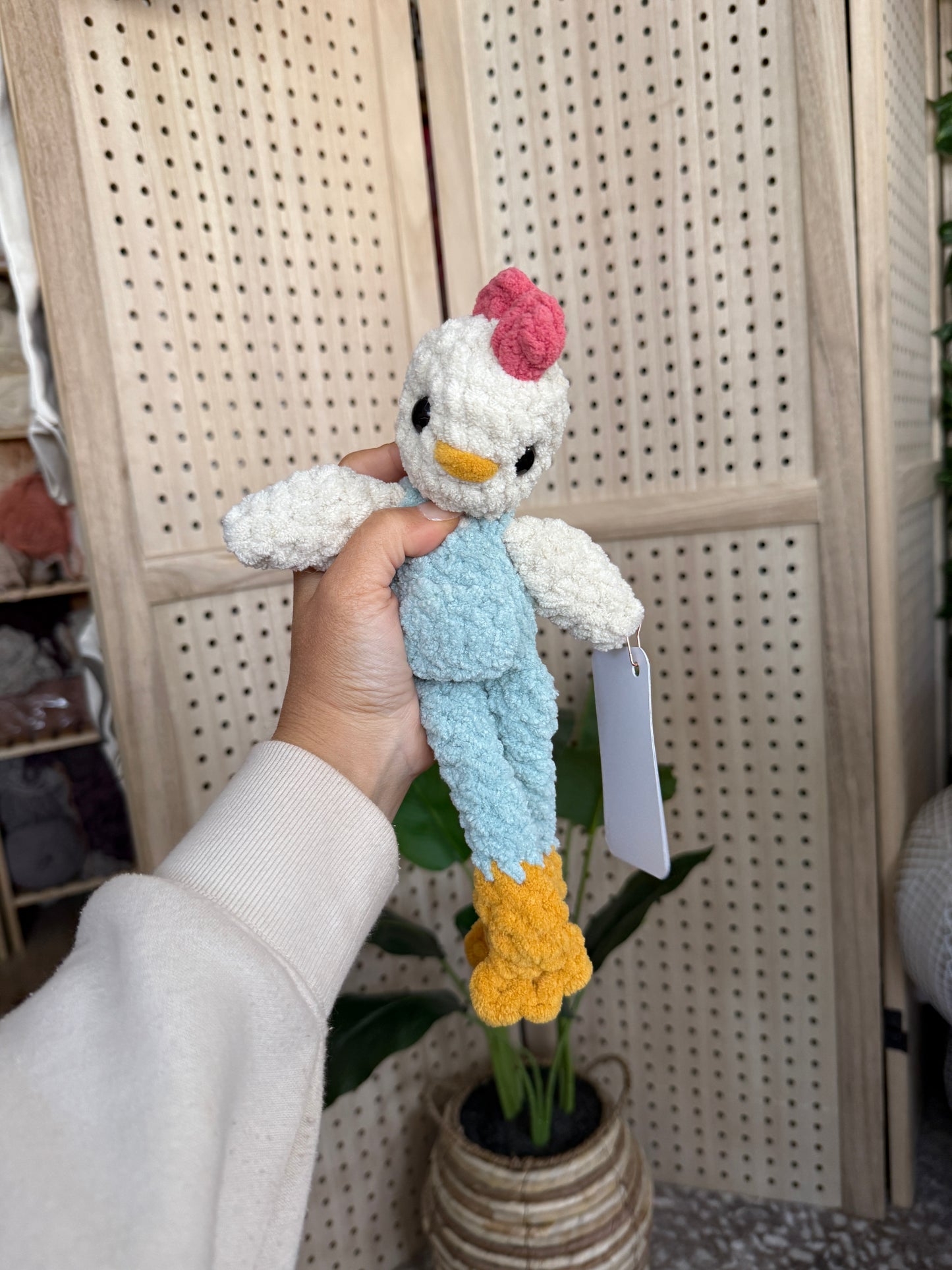 Millie the Chicken w/ Overalls