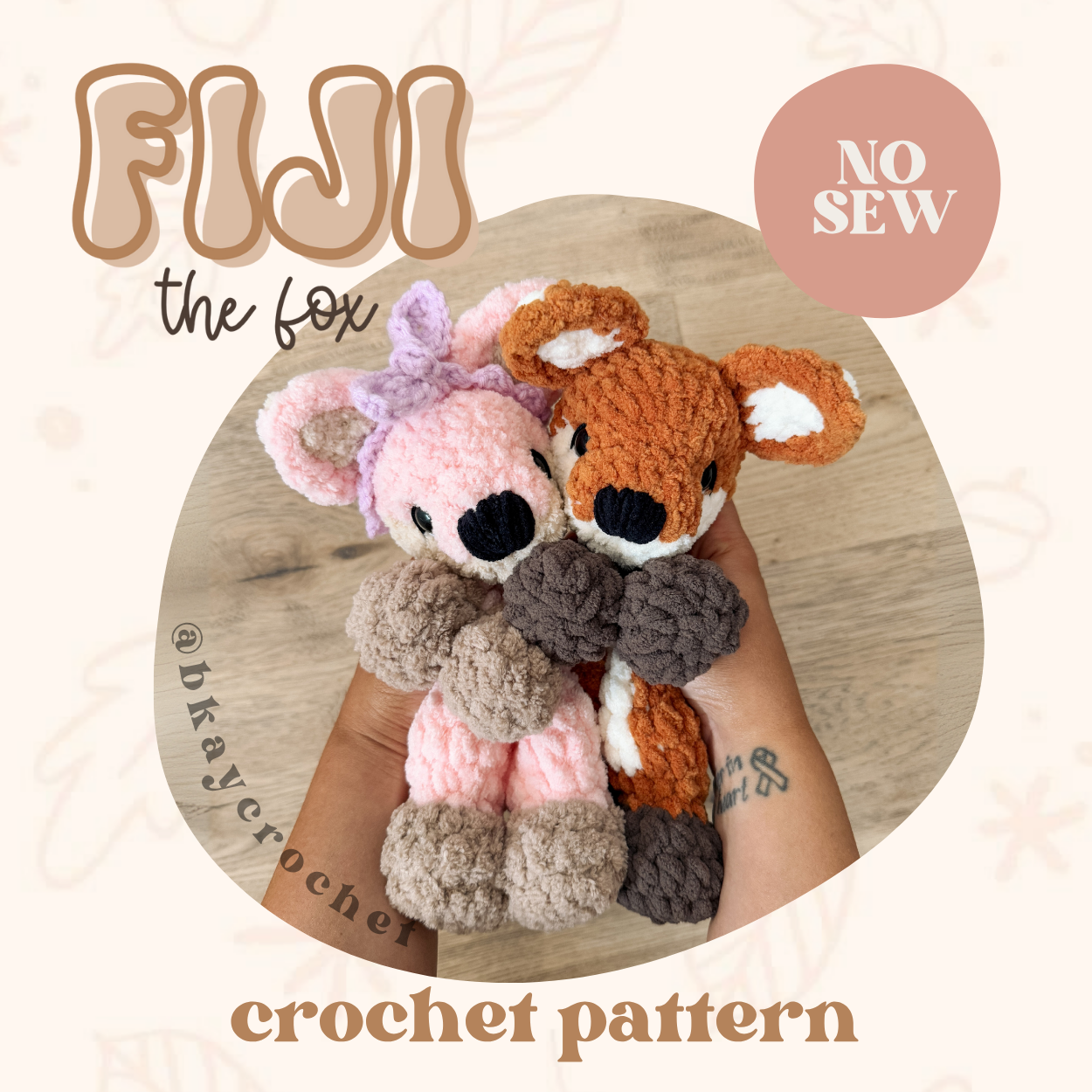 Fiji the Fox Crochet Pattern
