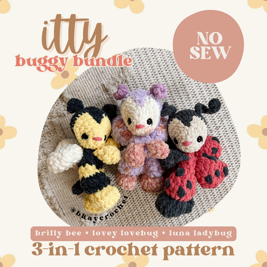 Itty Buggy Bundle Crochet Pattern