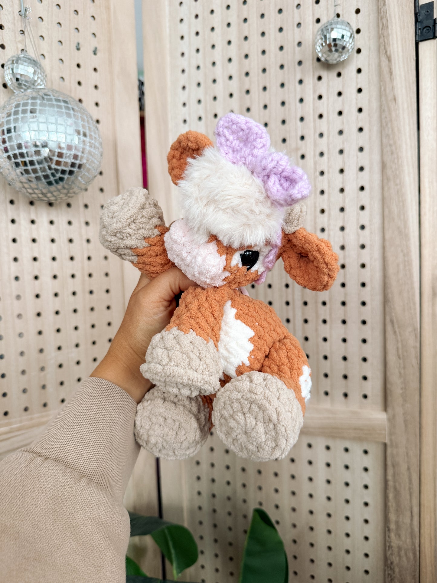 Charlie the Calf (with Highland Mod) STUFFIE Crochet Pattern