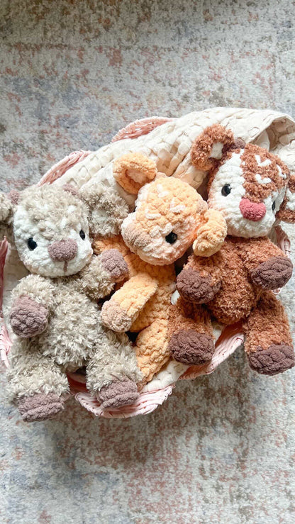 ITTY Frankie the Fawn Snuggler + Stuffie 2-in-1 Crochet Pattern