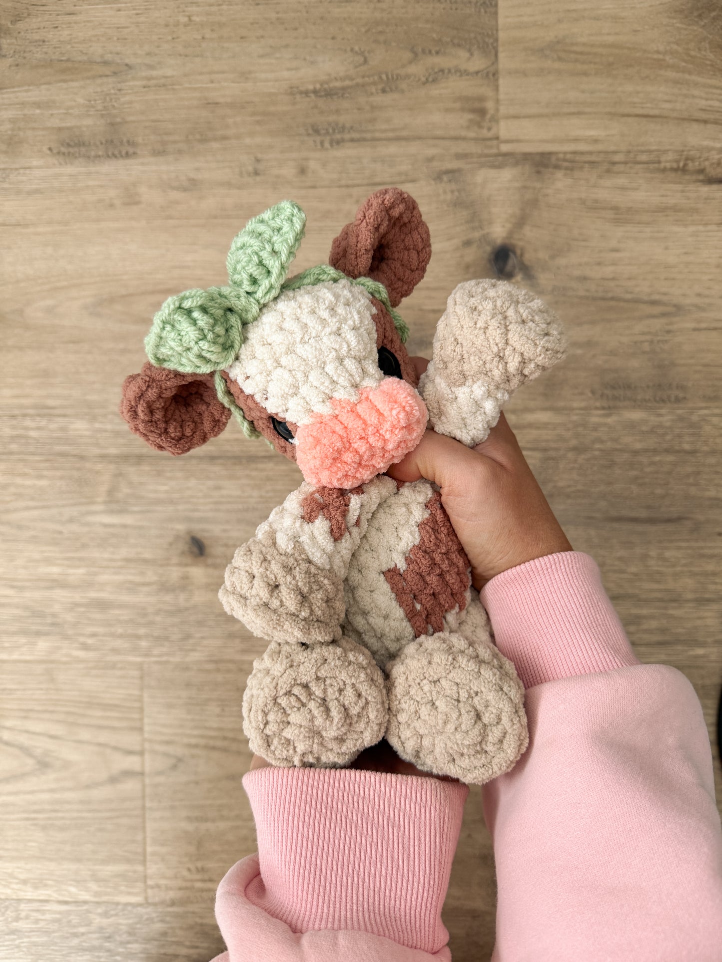 Charlie the Calf (with Highland Mod) STUFFIE Crochet Pattern