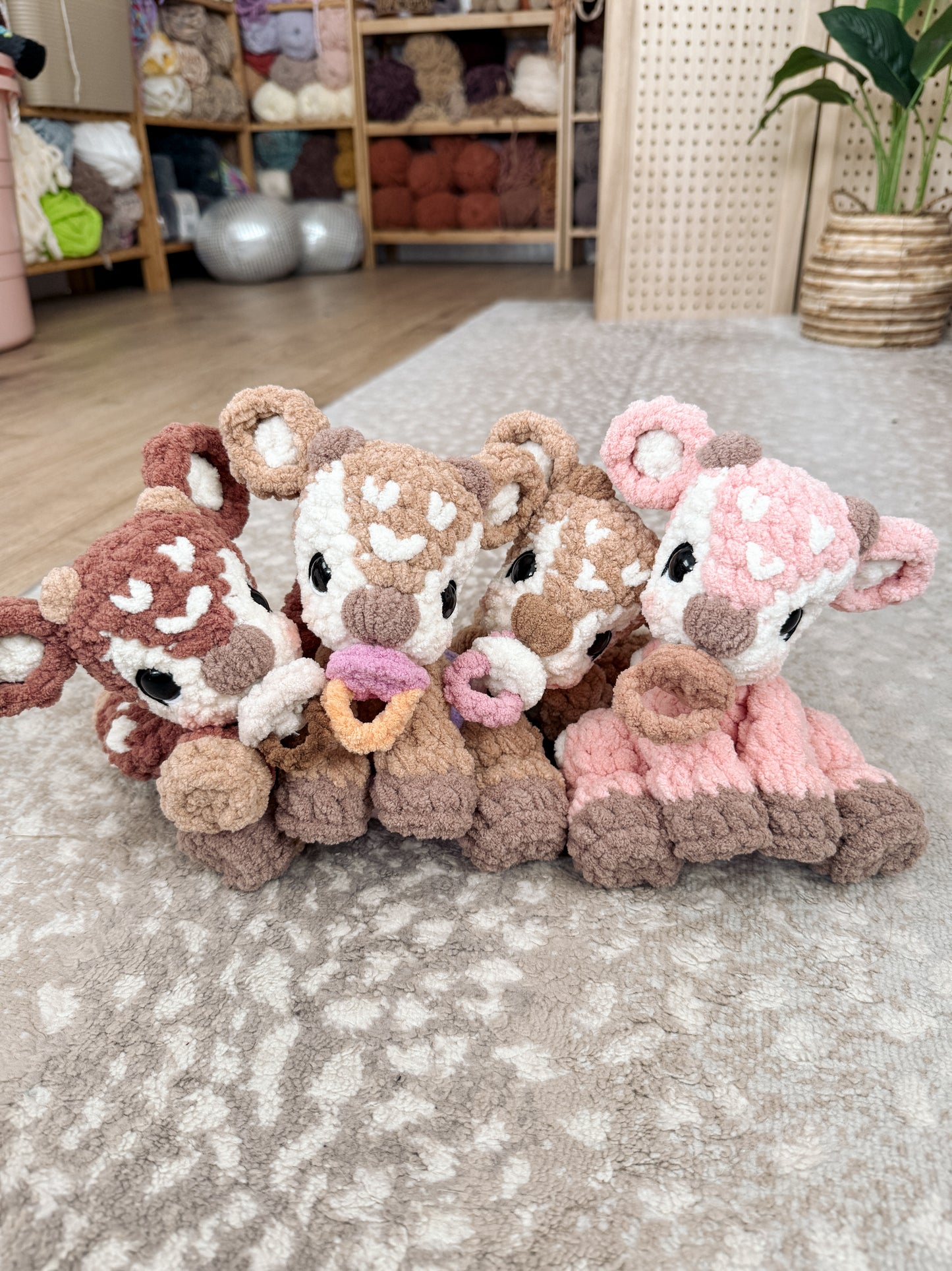 ITTY Frankie the Fawn Snuggler + Stuffie 2-in-1 Crochet Pattern