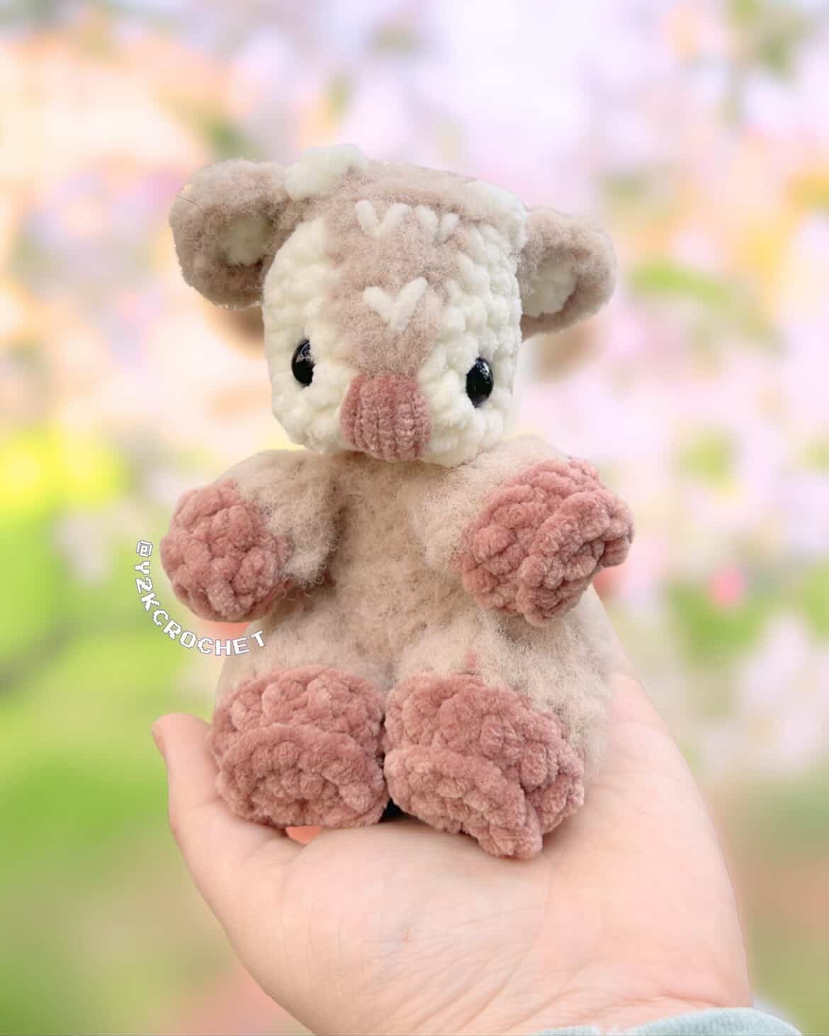 ITTY Frankie the Fawn Snuggler + Stuffie 2-in-1 Crochet Pattern