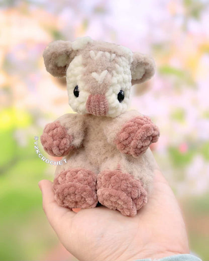 ITTY Frankie the Fawn Snuggler + Stuffie 2-in-1 Crochet Pattern