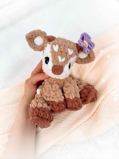 ITTY Frankie the Fawn Snuggler + Stuffie 2-in-1 Crochet Pattern