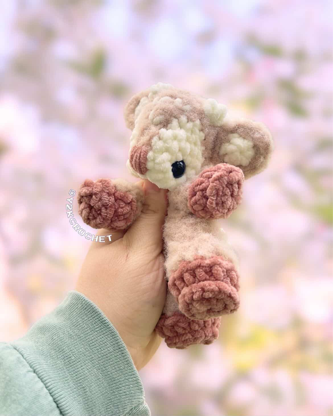 ITTY Frankie the Fawn Snuggler + Stuffie 2-in-1 Crochet Pattern