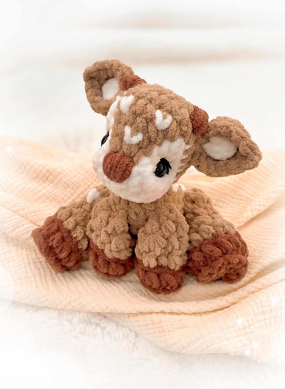 ITTY Frankie the Fawn Snuggler + Stuffie 2-in-1 Crochet Pattern