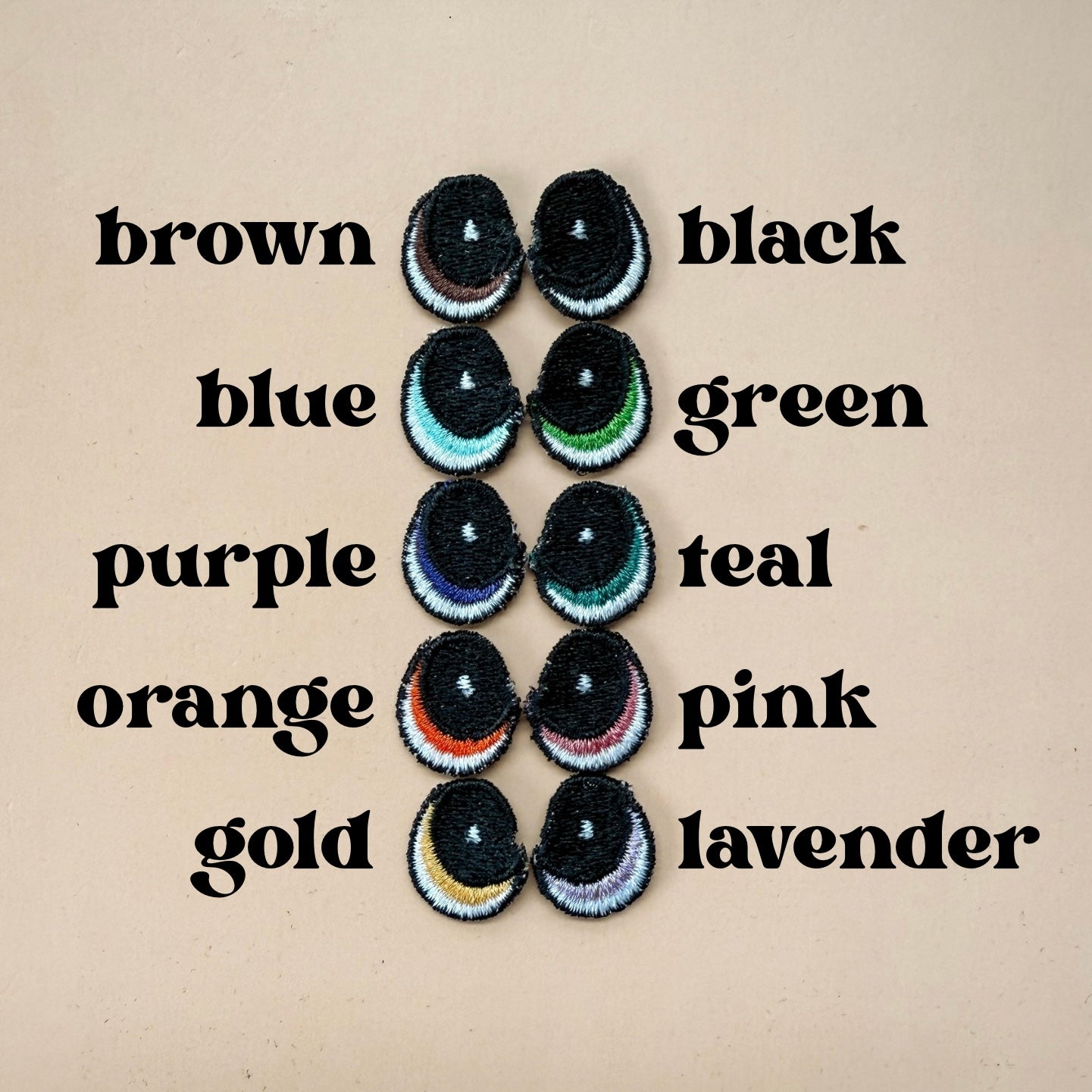 Dreamdrop Embroidered Eyes