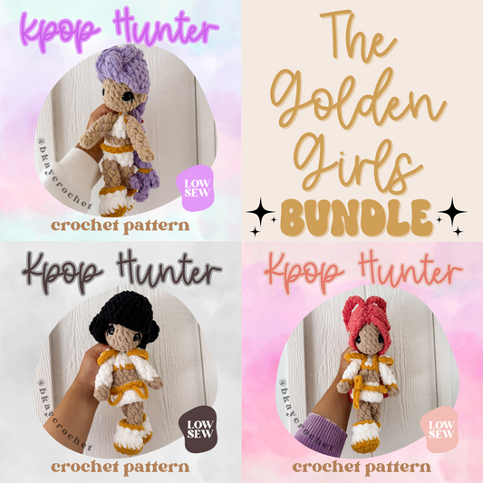 BUNDLE Kpop Hunters Crochet Pattern