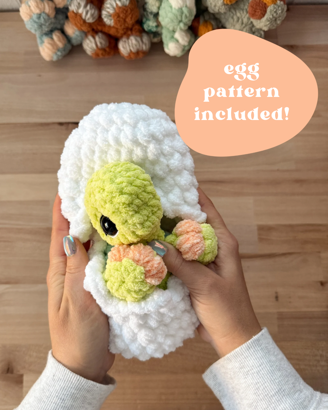 Hygge the Hatchling Turtle Crochet Pattern