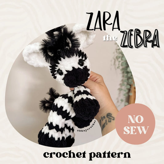 Zara the Zebra Crochet Pattern