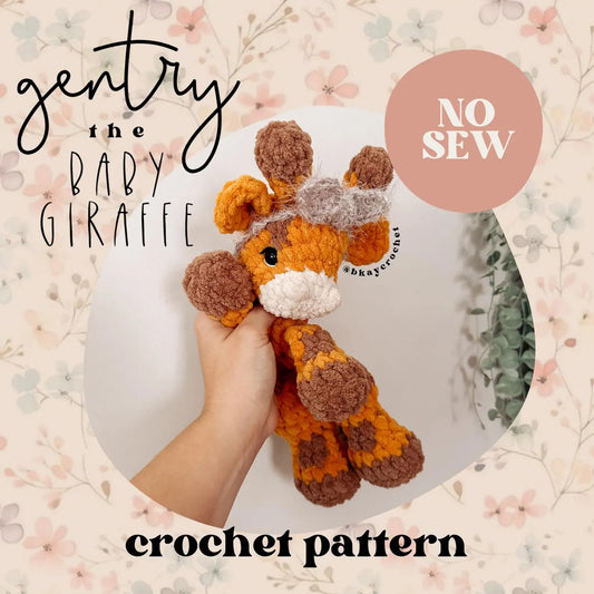 Gentry the Baby Giraffe Crochet Pattern