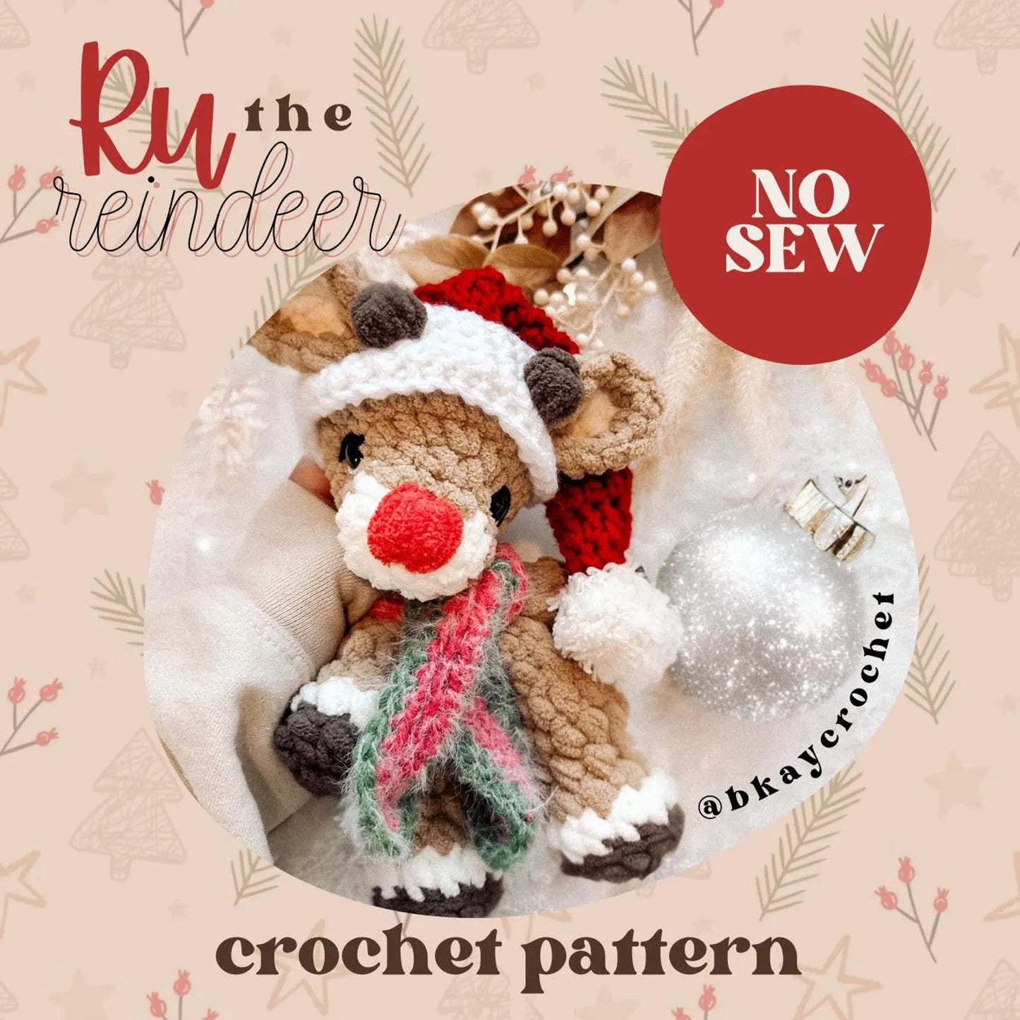 Ru the Reindeer + Accessories Crochet Pattern
