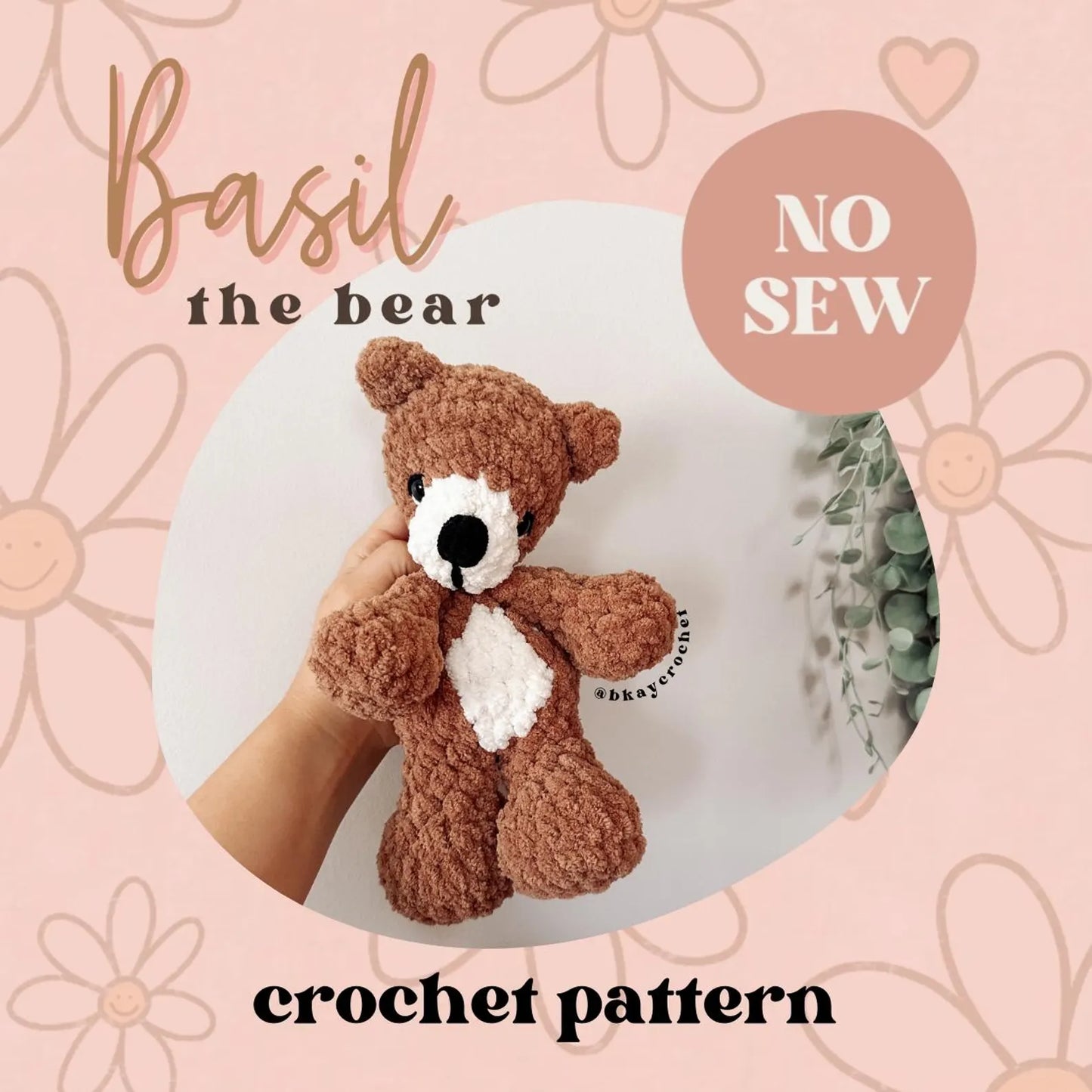 Basil the Bear Crochet Pattern