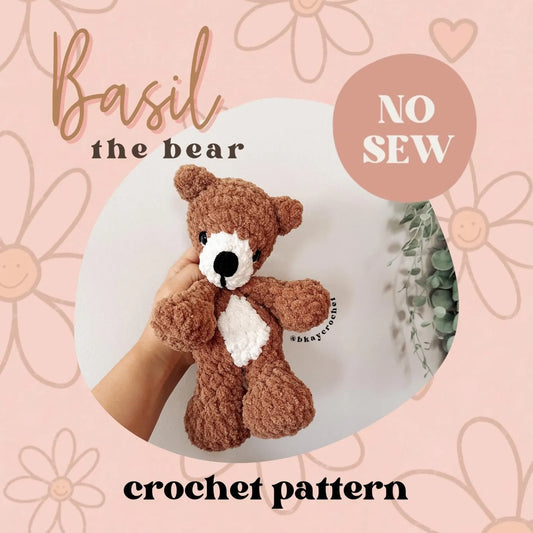 Basil the Bear Crochet Pattern