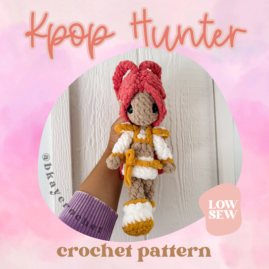 Kpop Hunter *Red* Crochet Pattern